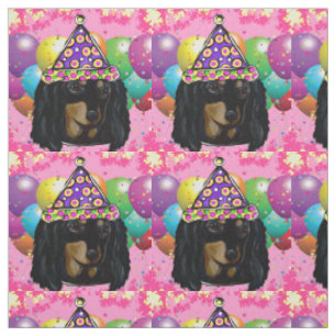Doxie Geburtstag Stoff