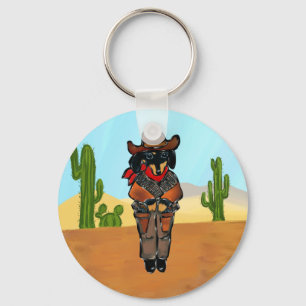 Doxie Gunslinger Schlüsselanhänger