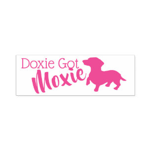 Doxie hat Moxie Selbstfärbestempel Permastempel