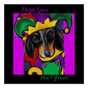 DOXIE MARDI GRAS POSTER