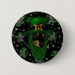 Doxie St. Patty Button