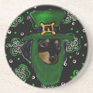 Doxie St. Patty Getränkeuntersetzer