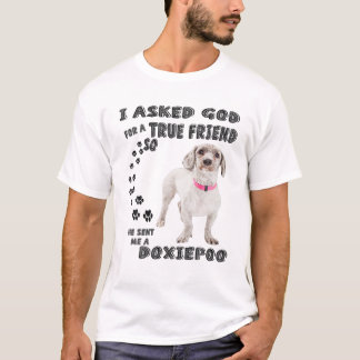 Doxiepoo Quote Mama, Doxiedoodle Vater, Dackel Poo T-Shirt