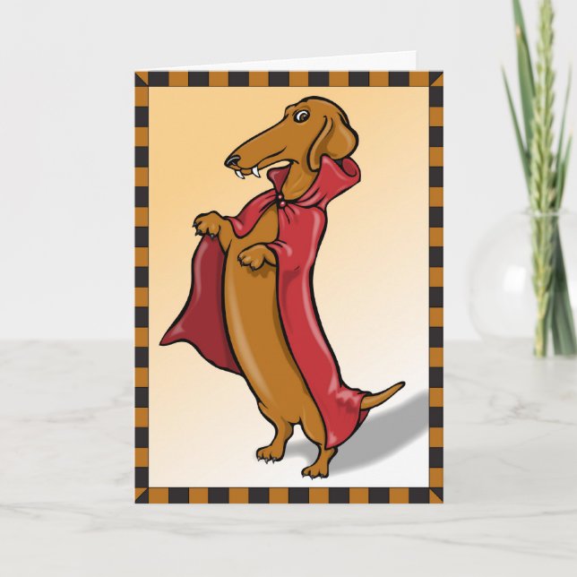 Doxula Halloween Karte (Vorderseite)