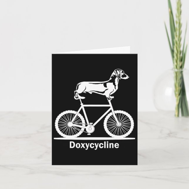 Doxycyclin Pharmacy Pun Funny Veterinary Pharmacie Karte (Vorderseite)