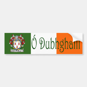 Doyle Clan Irish/English Flag Autoaufkleber