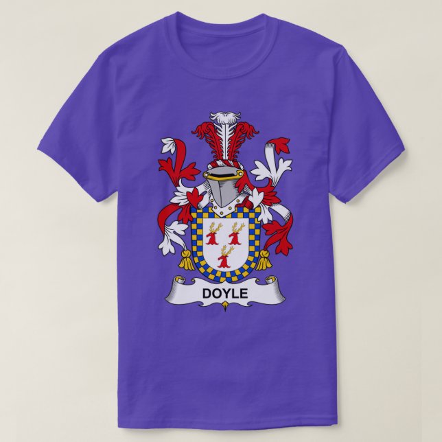 Doyle Coat of Arms Familienwappen T-Shirt (Design vorne)