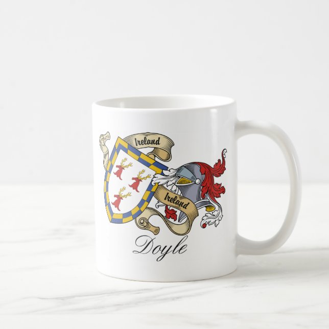Doyle Familienwappen Kaffeetasse (Rechts)