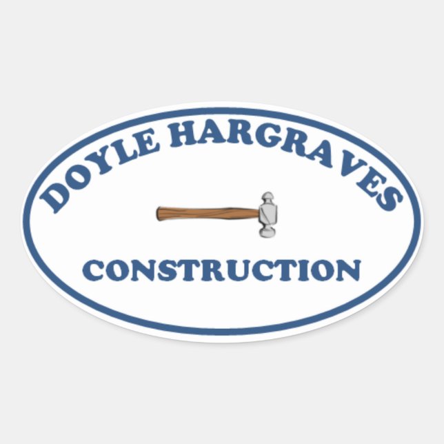 Doyle Hargrave Construction Sticker (Vorderseite)