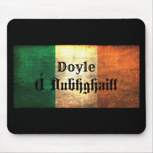 Doyle Irische Flagge Mousepad