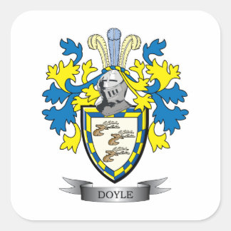 Doyle-Wappen Quadratischer Aufkleber