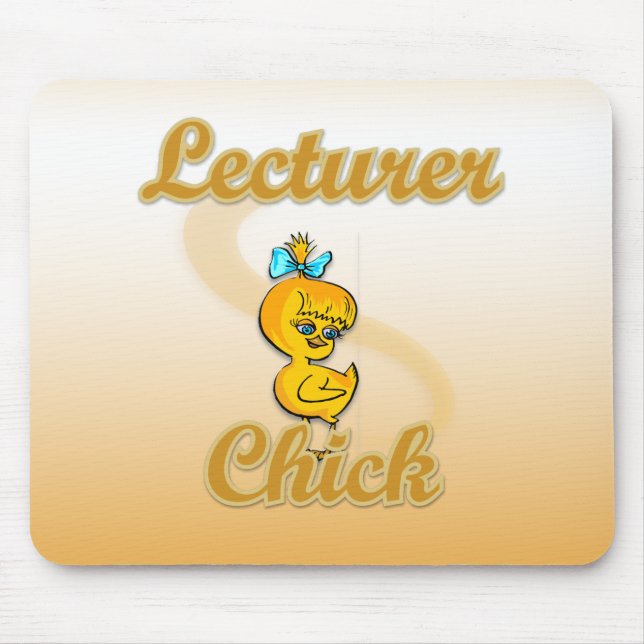 Dozent Chick Mousepad (Vorne)