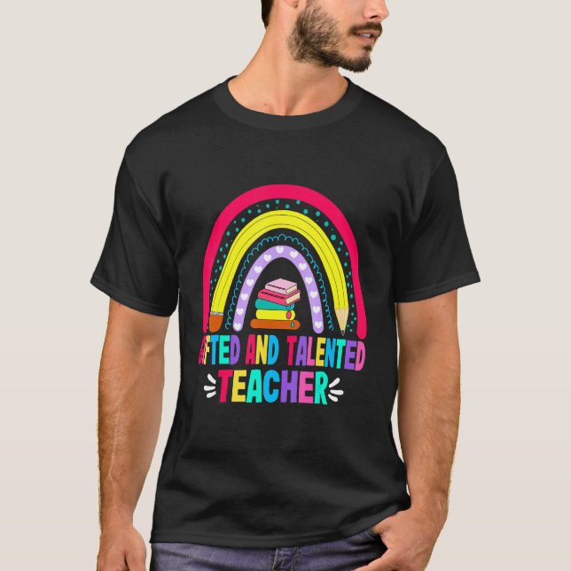 Dozent und talentierte Lehrerin für Bildung T-Shirt (Vorderseite)