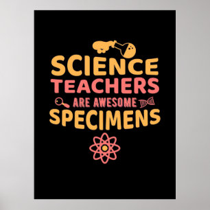 Dozenten für Naturwissenschaften sind Phantastisch Poster