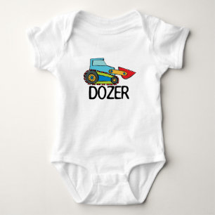 Dozer Bulldozer Transportation Baby Strampler