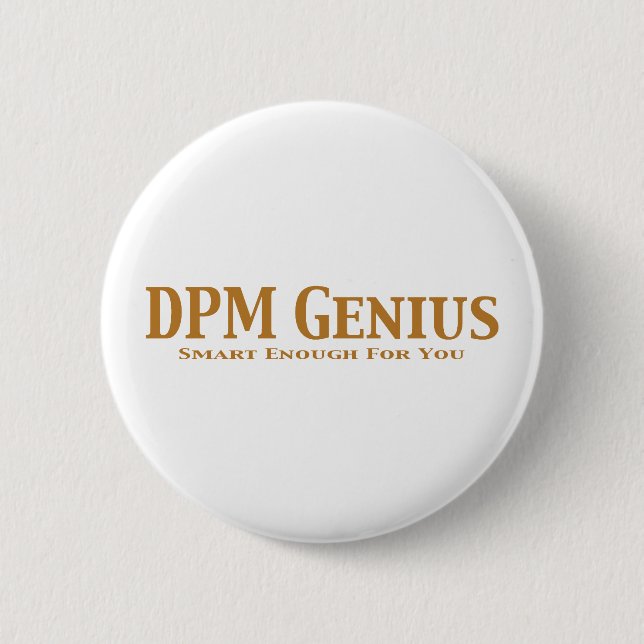 DPM Genie-Geschenke Button (Vorderseite)