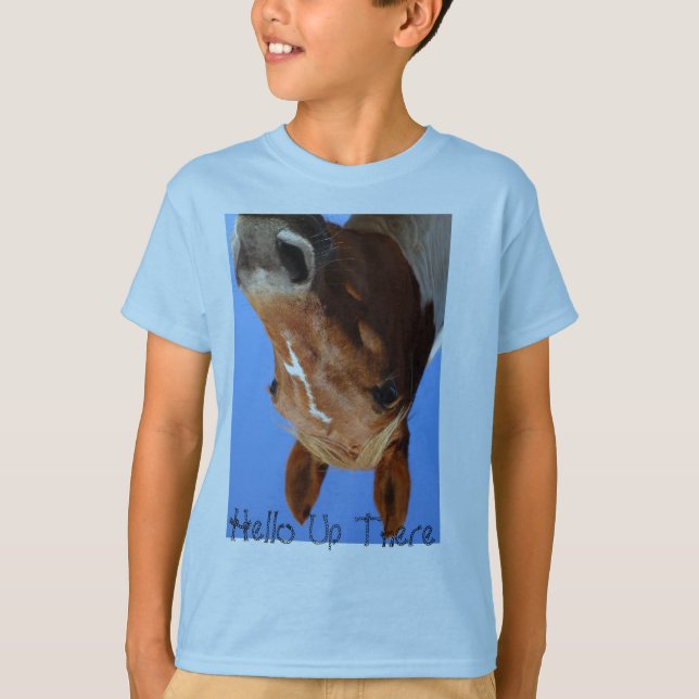 DPP_1072, Hallo da oben T-Shirt (Vorderseite)