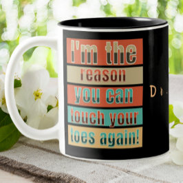 DPT Arzt für Physikalische Therapie Funny Personal Zweifarbige Tasse