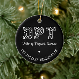 DPT Arzt für Physikalische Therapie Geschenk Keramik Ornament