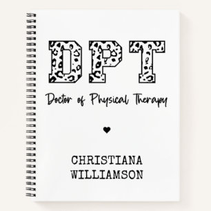 DPT Arzt für Physikalische Therapie Notizbuch