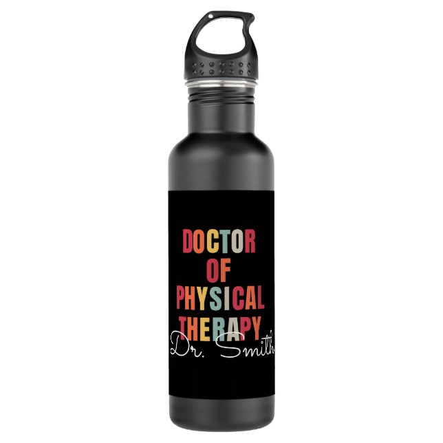 DPT Arzt für Physikalische Therapie Personalisiert Edelstahlflasche (Vorderseite)