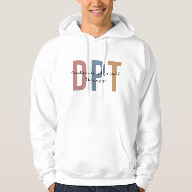 DPT Arzt für Physikalische Therapie Physikaltherap Hoodie (Vorderseite)
