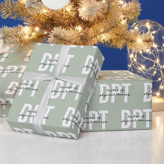 DPT Arzt für Physische Therapie Geschenkpapier (Feiertage)
