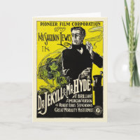 Dr. 1920 Jekyll und Gruß-Karte Herr-Hyde Design