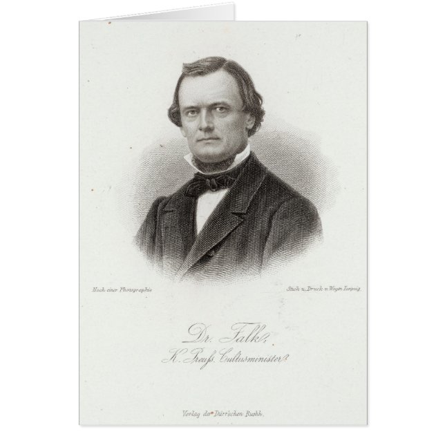 Dr. Adalbert Falk (Vorne)