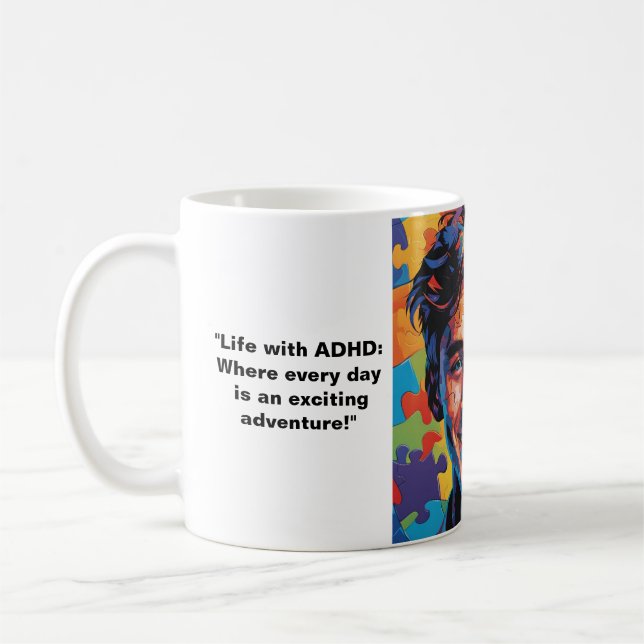 Dr.Anders OsbornePh.D., Brillianz von ADHD Kaffeetasse (Links)