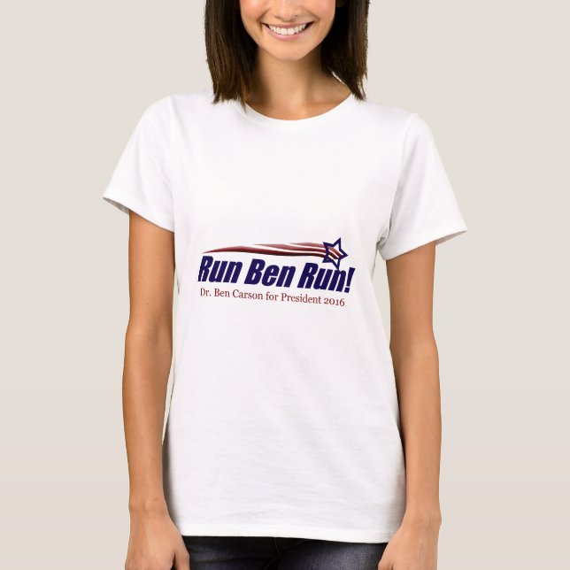 Dr. Ben Carson für Präsidenten T-Shirt (Vorderseite)