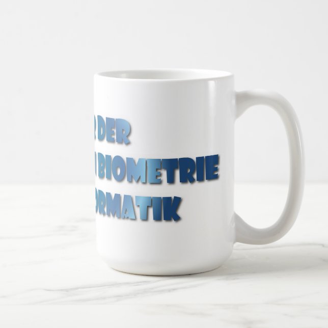 DR. Biometrie und Bioinformatik Kaffeetasse (Rechts)