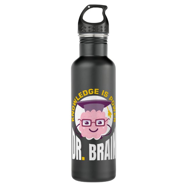 Dr. Brain Neurology Science Edelstahlflasche (Vorderseite)