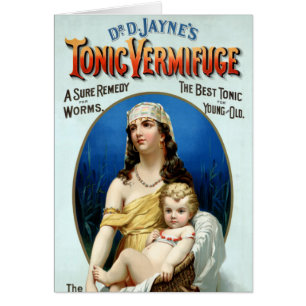 Dr. D. Jaynes Tonic Vermifuge Vintage Poster