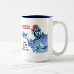 Dr. Evil: Keine Koffein-Tasse Zweifarbige Tasse