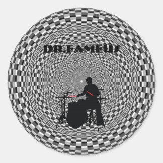 Dr.Fameus sechs 3er Aufkleber