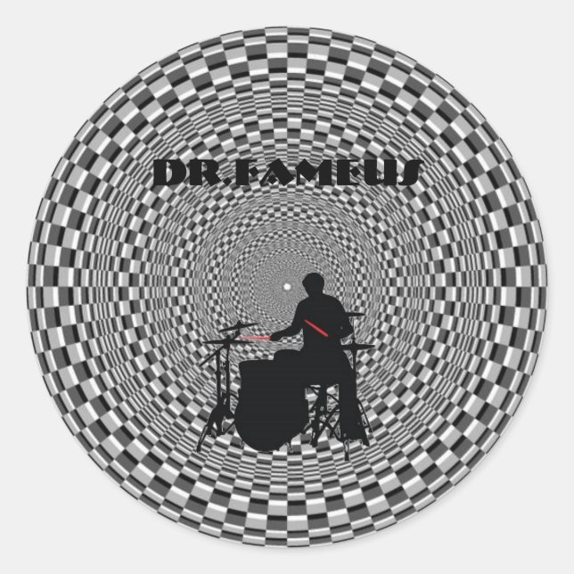 Dr. Fameus six autocollants 3in (Devant)