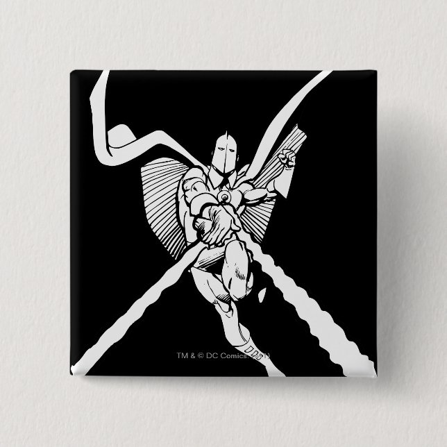 Dr. Fate Magic Kontur Button (Vorderseite)