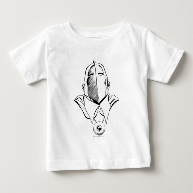 Dr. Fate Mask Kontur Baby T-shirt (Vorderseite)