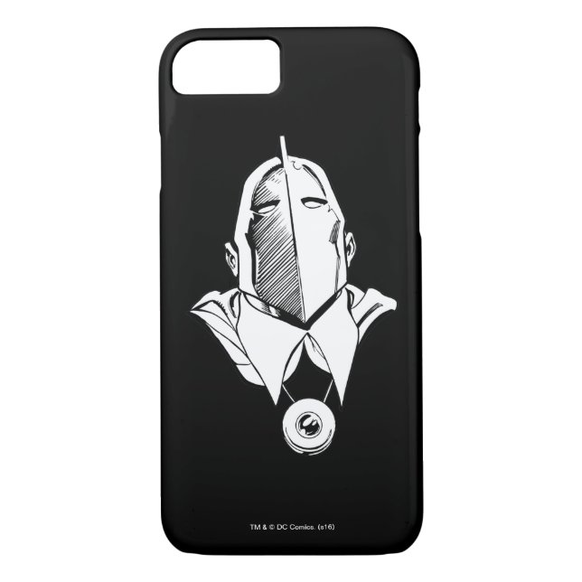 Dr. Fate Mask Kontur Case-Mate iPhone Hülle (Rückseite)