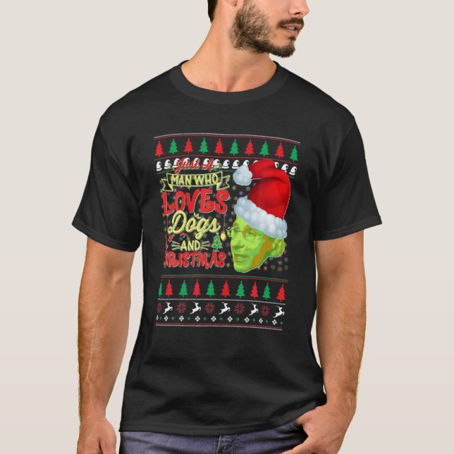 Dr. Fauci Weihnachtsmaske Mandate Fauci Dog Sarcas T-Shirt (Vorderseite)