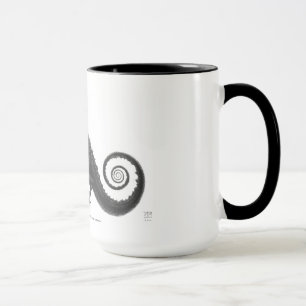 Dr. Frroid, der ein Modell des Zeppelins stiehlt Tasse
