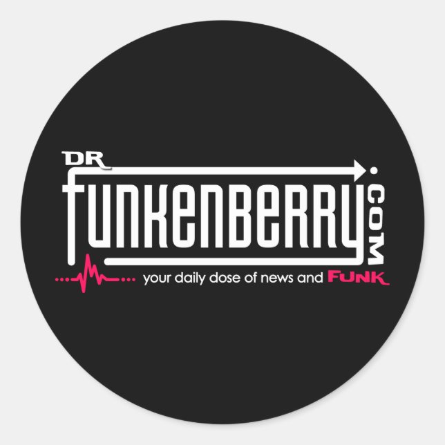 Dr. Funkenberry Round Sticker (Vorderseite)