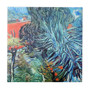 Dr. Gachets Garten, Auvers von Vincent van Gogh Fliese