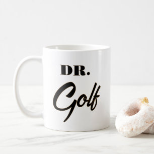 Dr. Golf Lustiges Design für Golfliebhaber Kaffeetasse