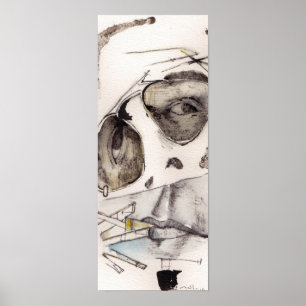 Dr. Gonzo als Hunter S. Thompson Poster