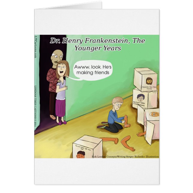 Dr. Henry Frankstien Jugendjahre (Vorne)