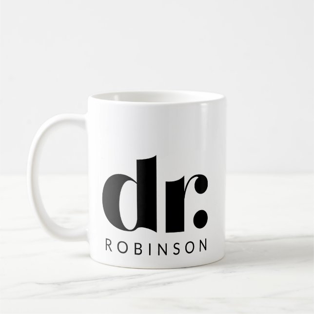 dr. [Individuelle Name] Kaffeetasse (Links)