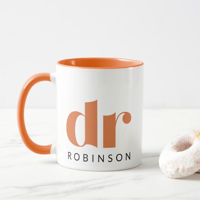 dr [Individuelle Name] Tasse (Mit Donut)