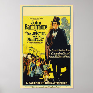 Dr Jekyll et M. Hyde (1920) Affiche cinématographi